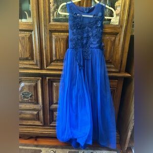 Midnight Blue long formal dress